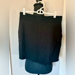 RACHEL Rachel Roy Asymmetrical Black Mini Skirt